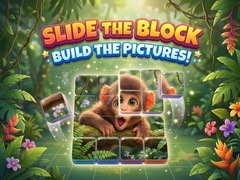 leikur Slide the Blocks: Build the Pictures!