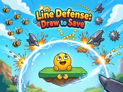 leikur Line Defense Draw to Save