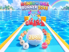 leikur Rainbow Ball Runner 2048