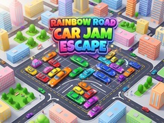 leikur Rainbow Road Car Jam Escape
