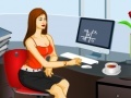 leikur Office Slacking: Anna in the Office