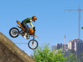 leikur Construction Yard Bike