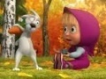 leikur Masha and Bunny Coloring