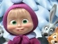 leikur Masha and the Bear Magic Puzzle