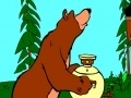 leikur Masha and the Bear: The tea from a samovar